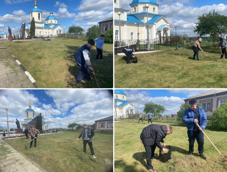 Благоустройство памятника.